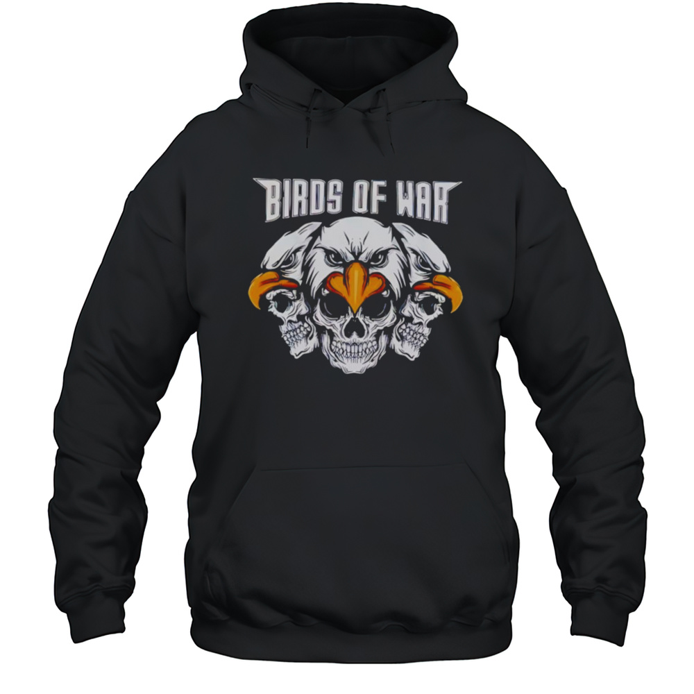 Philadelphia Eagles Birds Of War Skull Shirt Unisex Hoodie