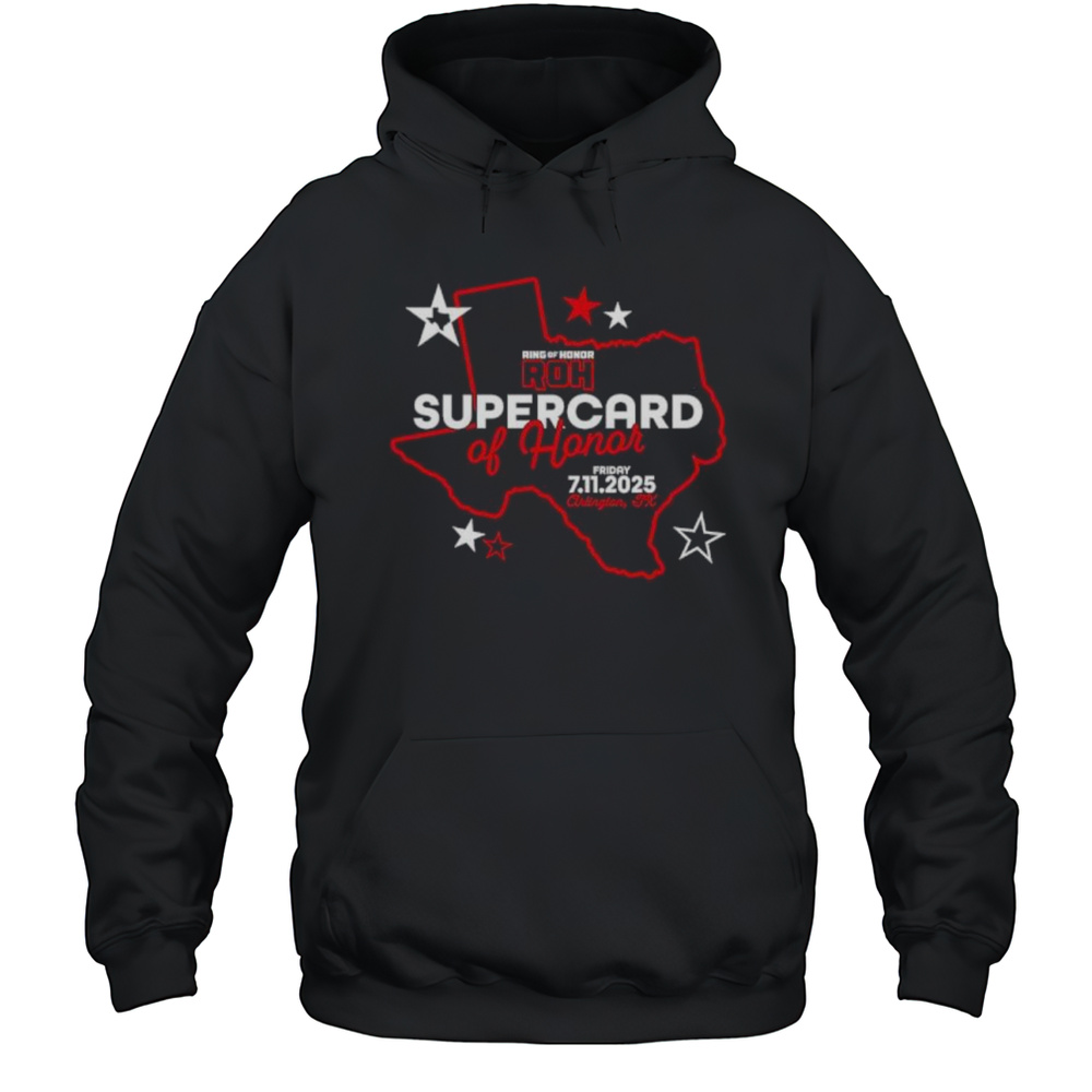 ROH Supercard Of Honor 2025 Comfort Colors Soft Shirt Unisex Hoodie