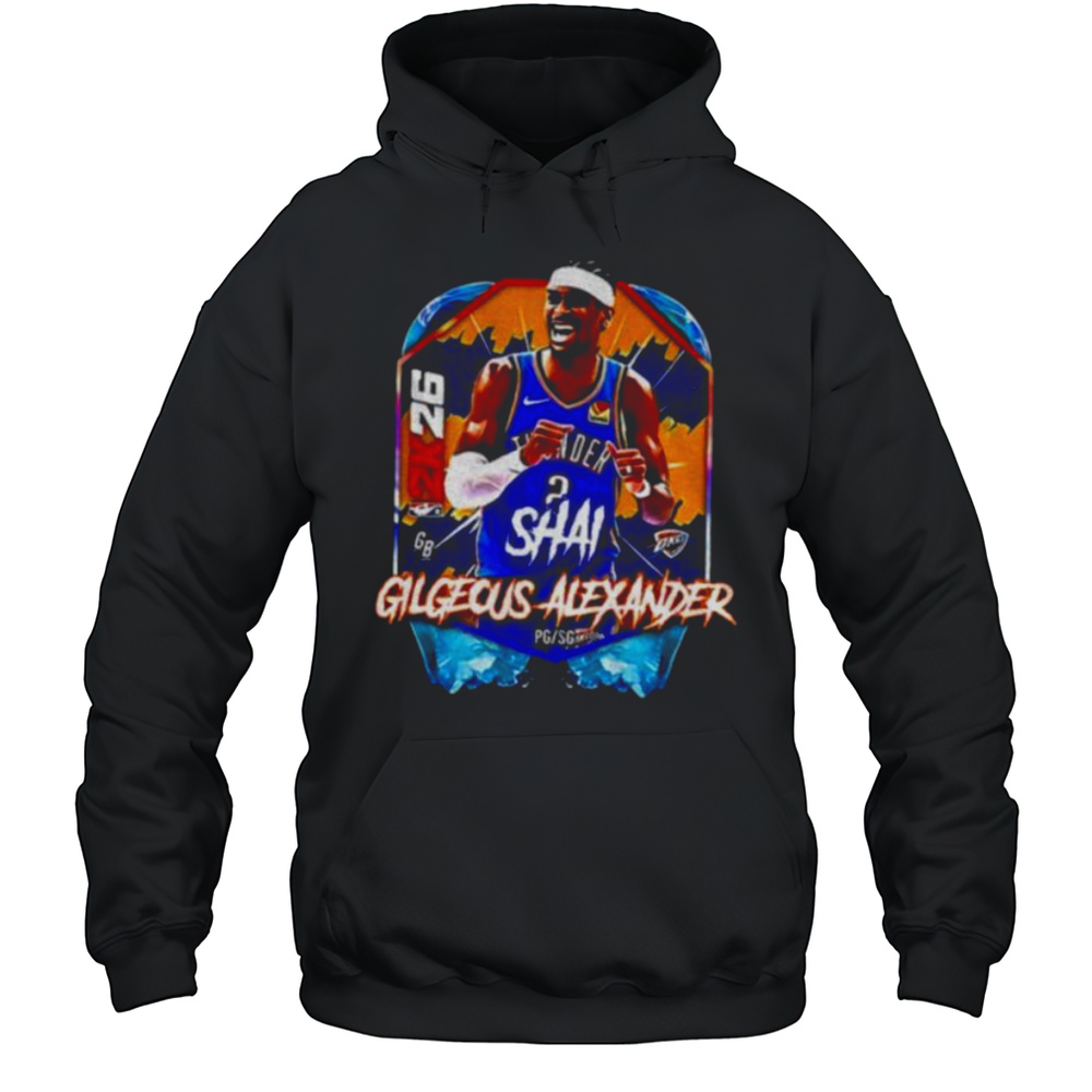 Shai Gilgeous Alexander OKC Thunder MVP Basketball NBA 2026 Basketball Shirt Unisex Hoodie