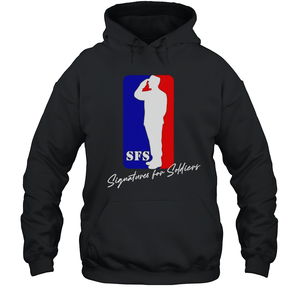 Signatures For Soldiers Baseline Logo T-Shirt Unisex Hoodie