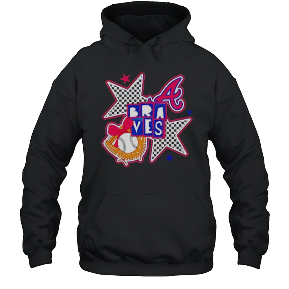 Atlanta Braves Checkered Stars Shirt Unisex Hoodie