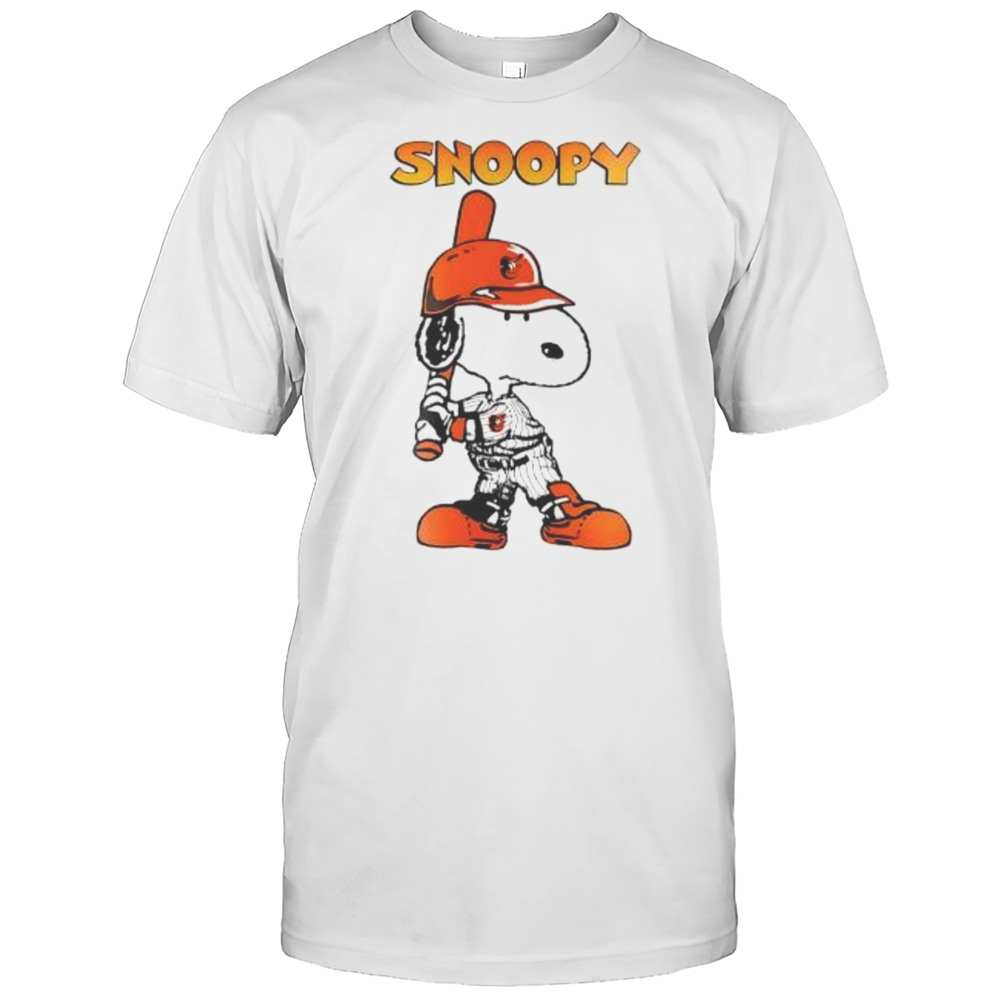 Baltimore Orioles Snoopy Player Shirt