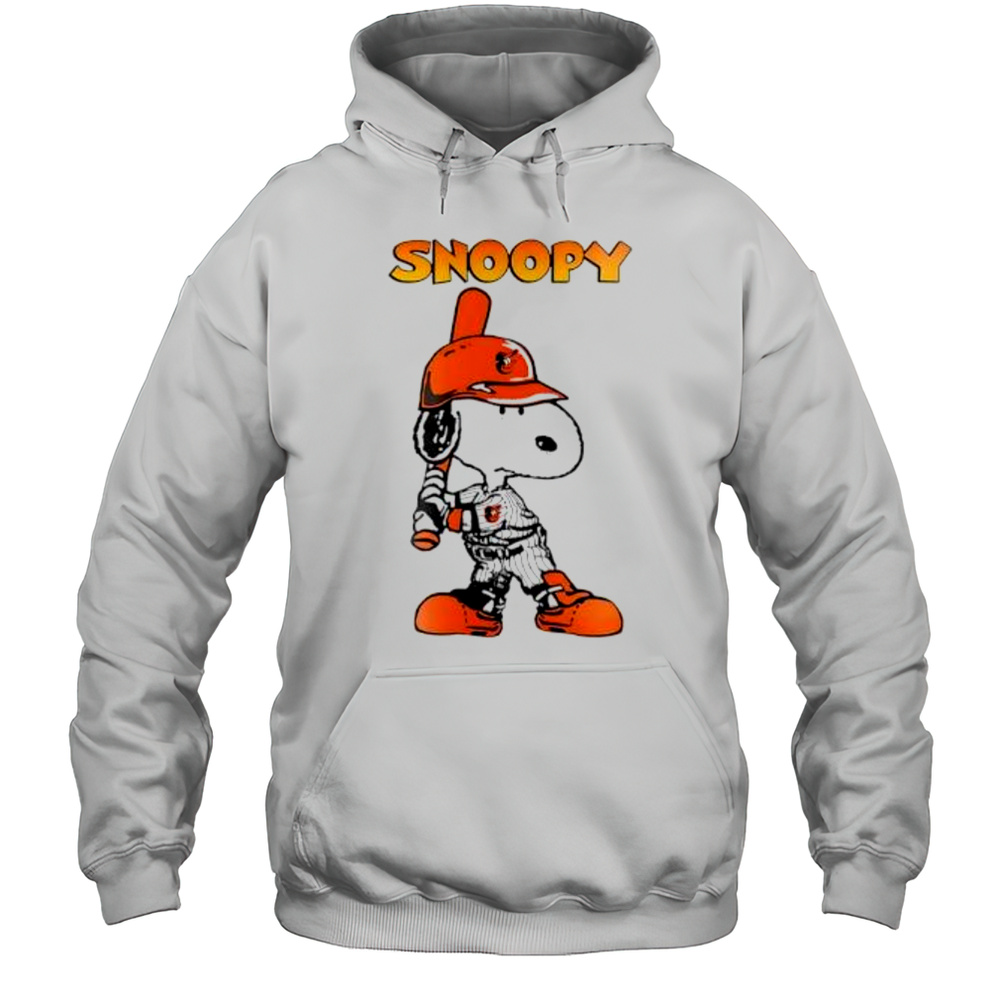 Baltimore Orioles Snoopy Player Shirt Unisex Hoodie