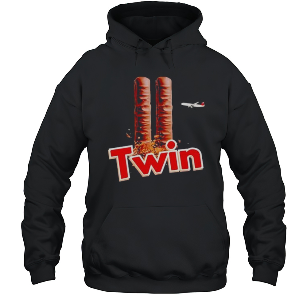 Bruhtees Twin Twin 9 11 Planet Shirt Unisex Hoodie