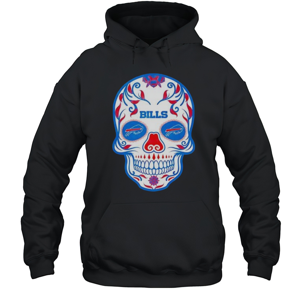 Buffalo Bills Skull Mens Shirt Unisex Hoodie
