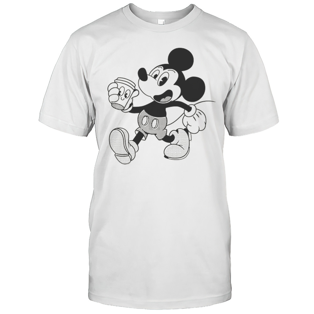 Disney Mickey Mouse And Coffee Shirt