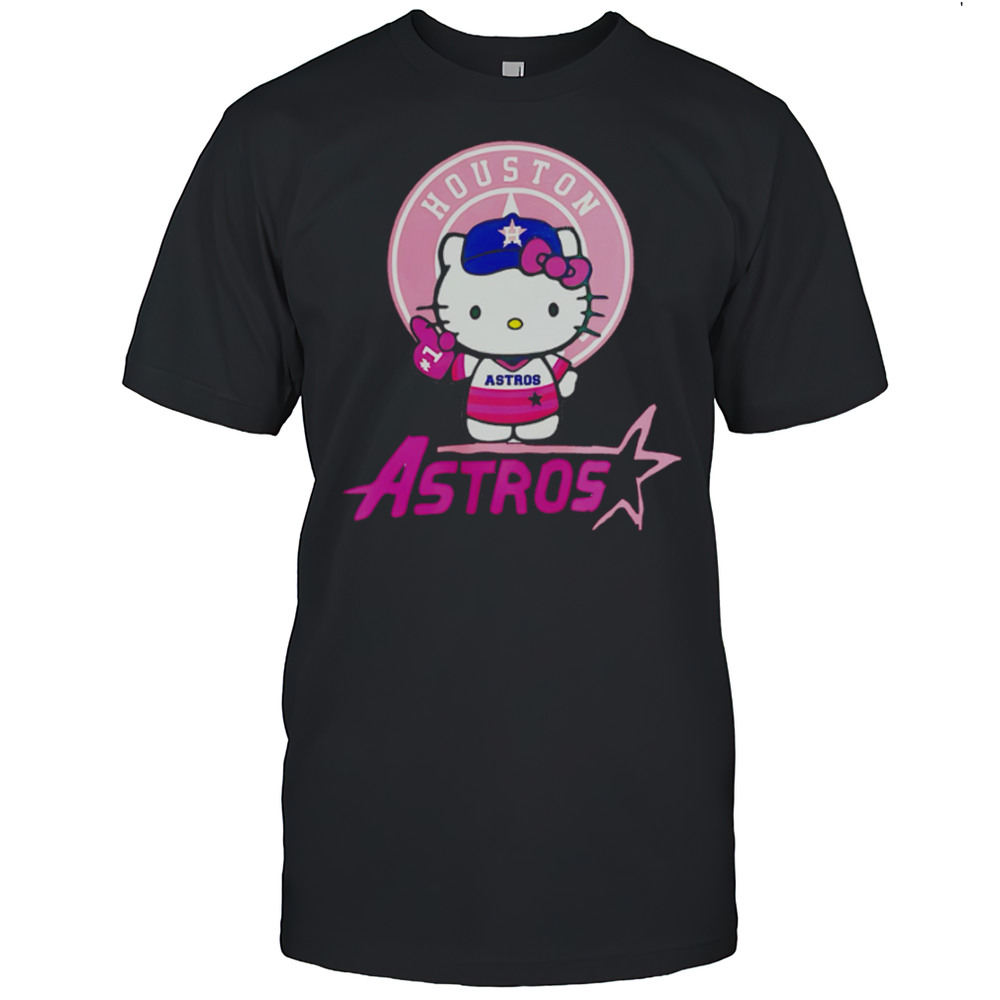 Houston Astros Hello Kitty Pink Girl Shirt