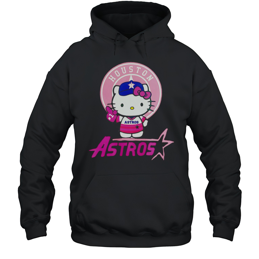 Houston Astros Hello Kitty Pink Girl Shirt Unisex Hoodie