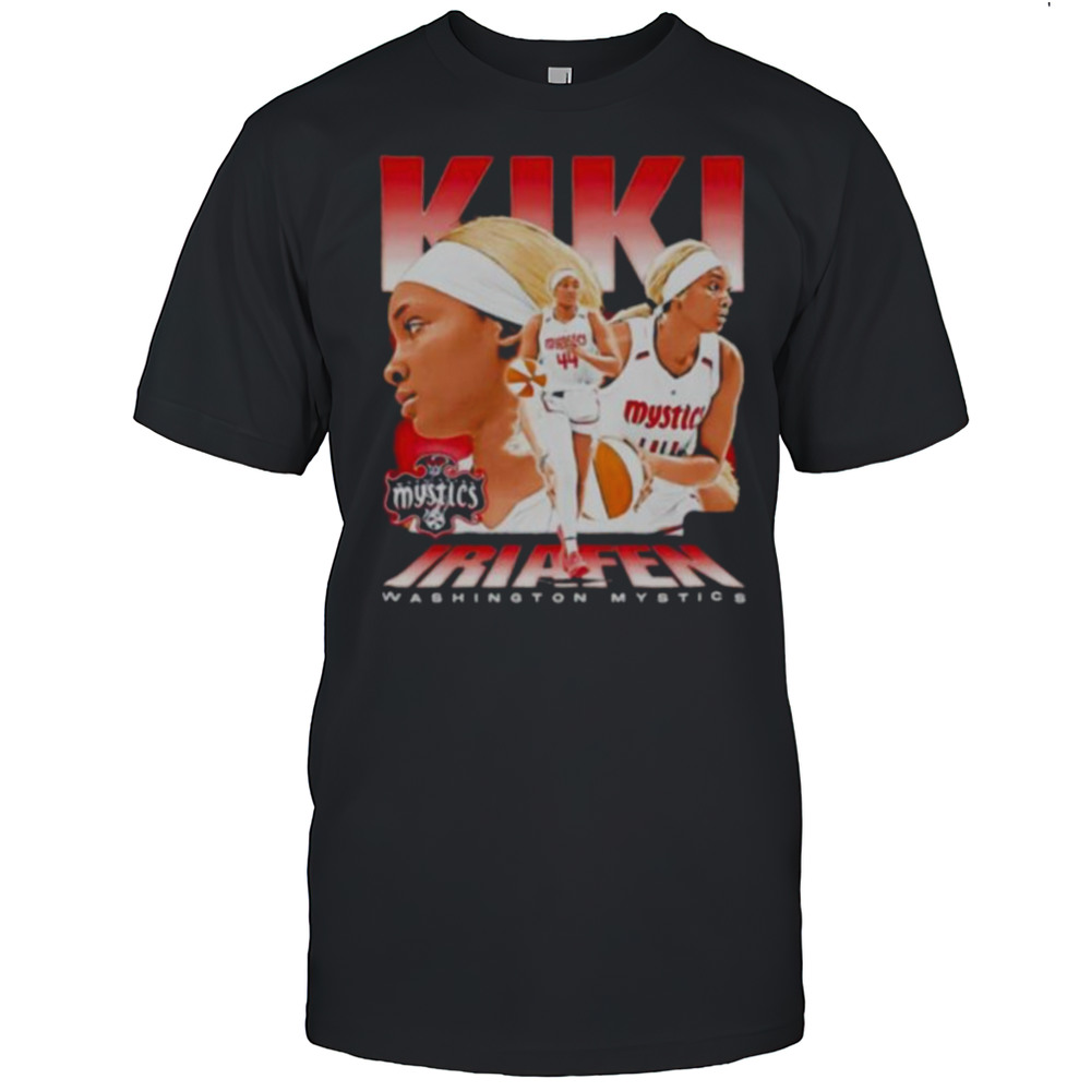 Kiki Iriafen Picture Collage Washington Mystics Shirt