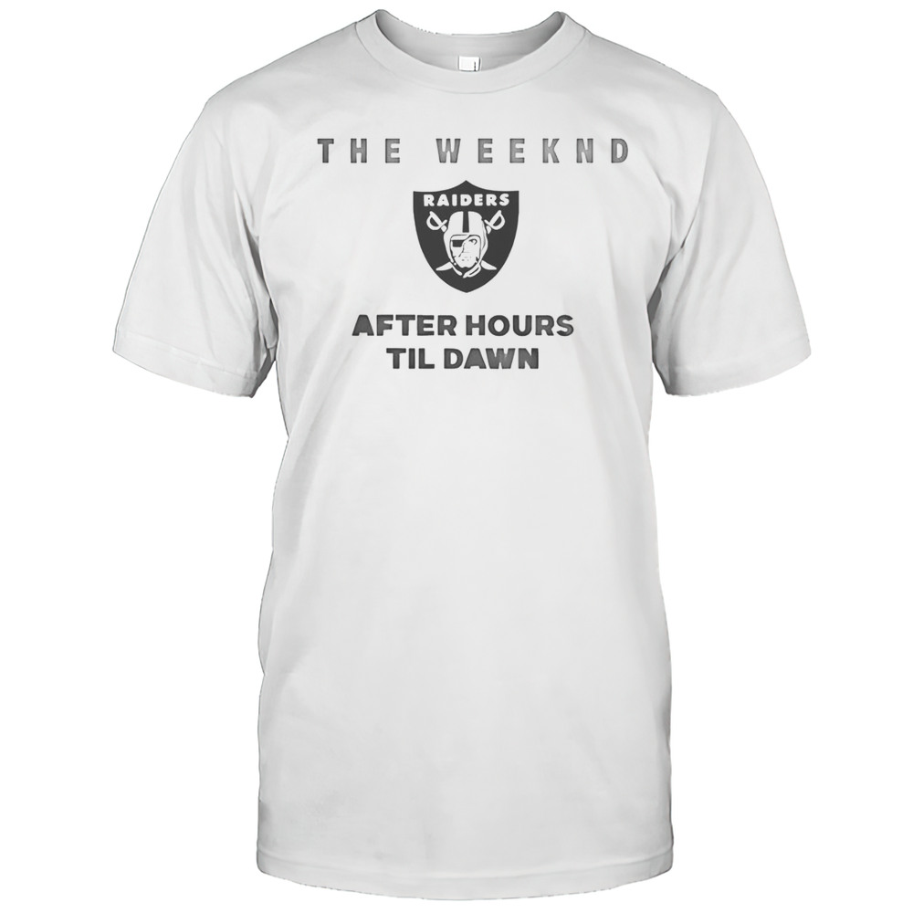 Las Vegas Raiders The Weeknd After Hours Til Dawn 2025 T-Shirt