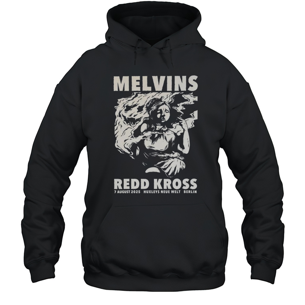 Melvins August 7 2025 Hleys Neue Welt Berlin Tour Shirt Unisex Hoodie