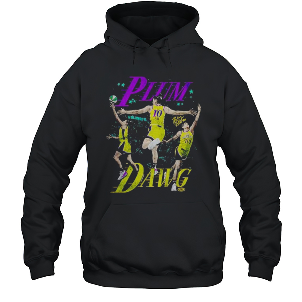 Plum Dawg Retro Shirt Unisex Hoodie