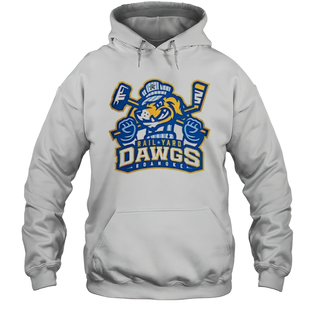 Roanoke Rail Yard Dawgs New Logo 2025 Shirt Unisex Hoodie