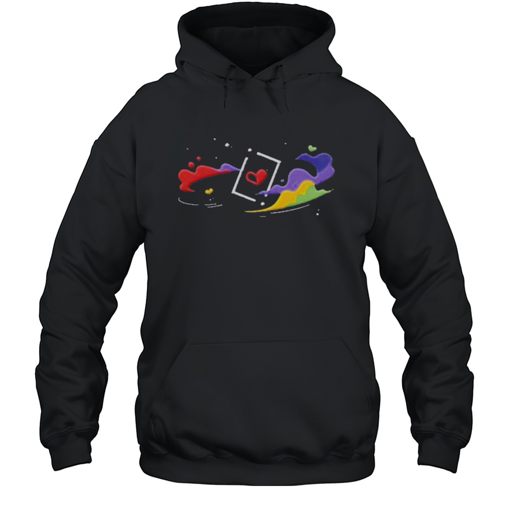 Space And Hearts T-Shirt Unisex Hoodie