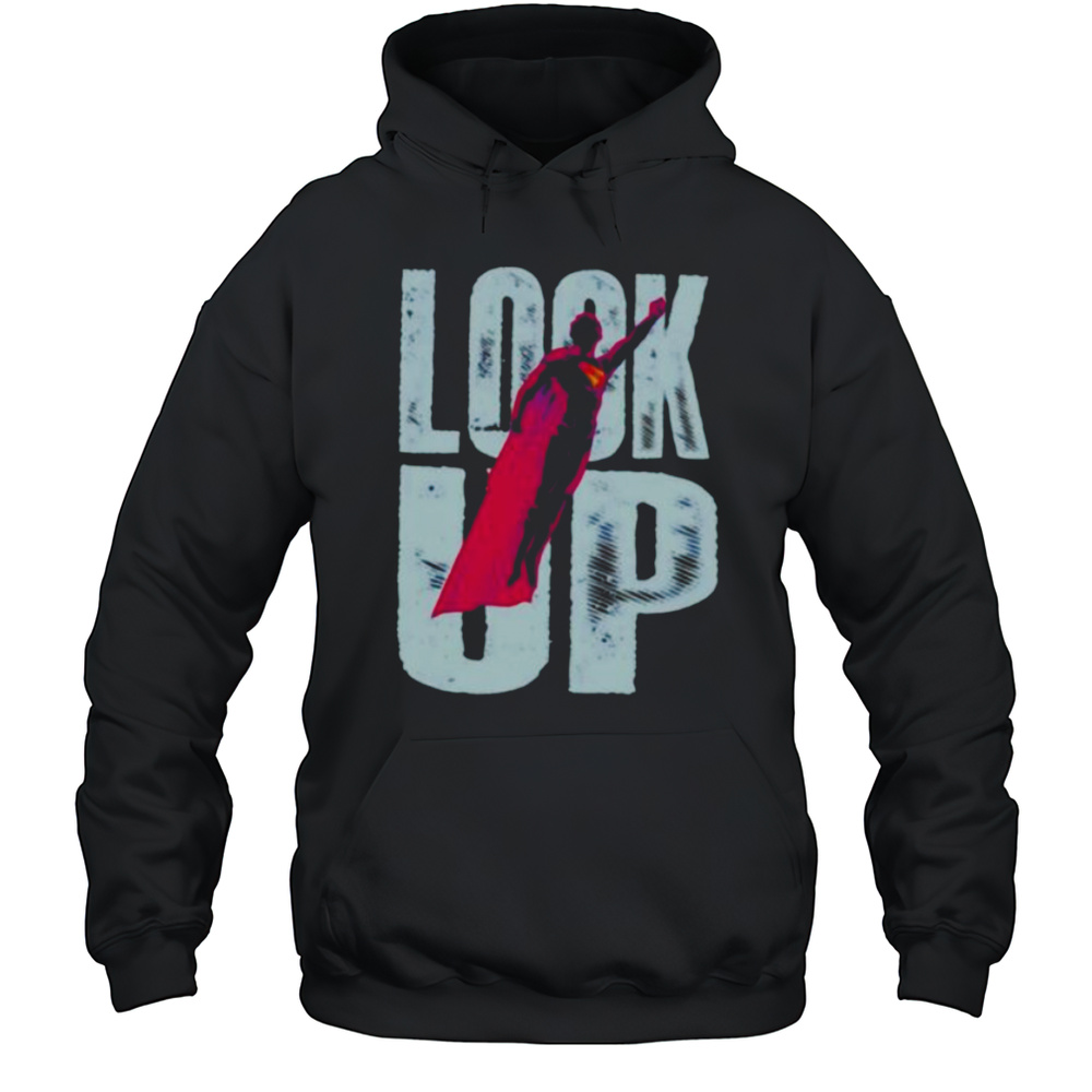 Superman Look Up Shirt Unisex Hoodie