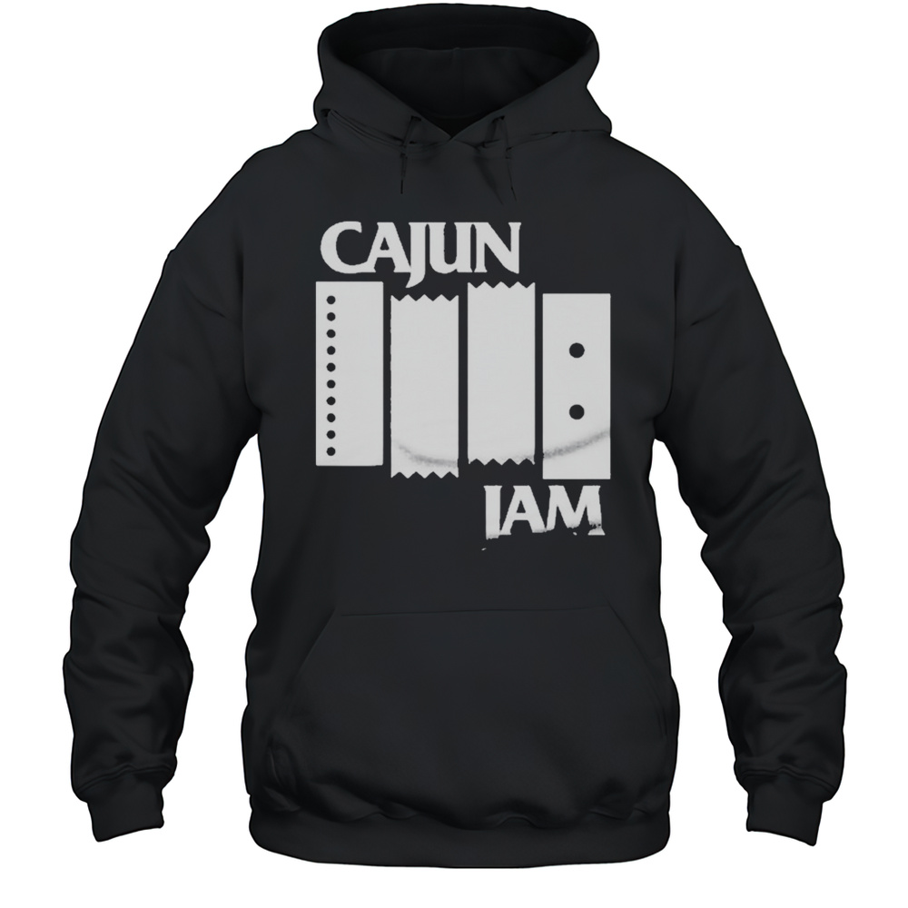 Cajun Jam Black Flag T-shirt Unisex Hoodie