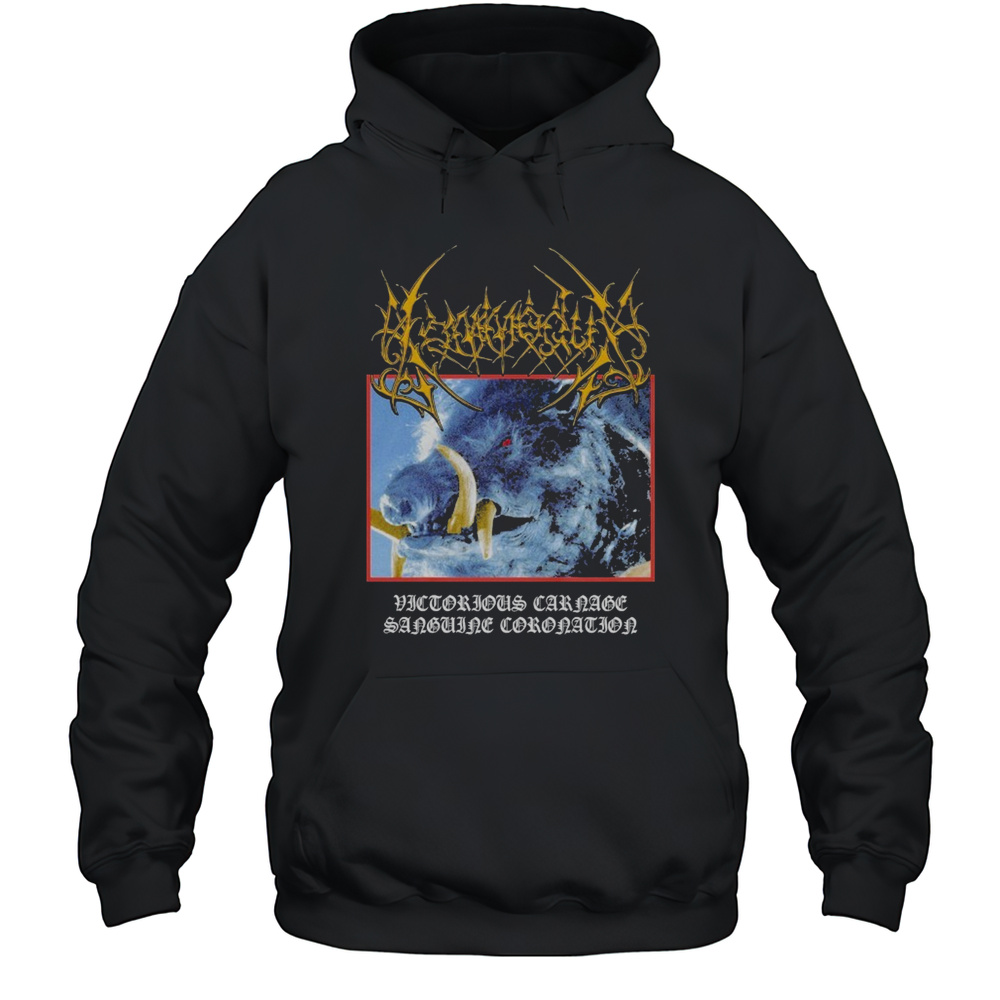 Kommodus Victorious Carriage Sanghane Cororajajor Razorback T-shirt Unisex Hoodie