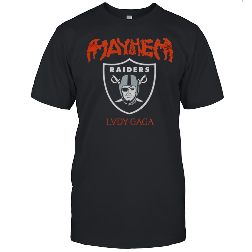 Lady Gaga Las Vegas Raiders The Mayhem Ball Tour 2025 Shirt