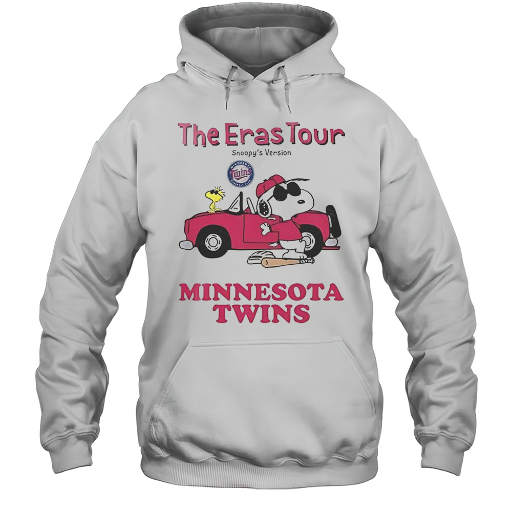 Minnesota Twins The Eras Tour Snoopy T-Shirt Unisex Hoodie