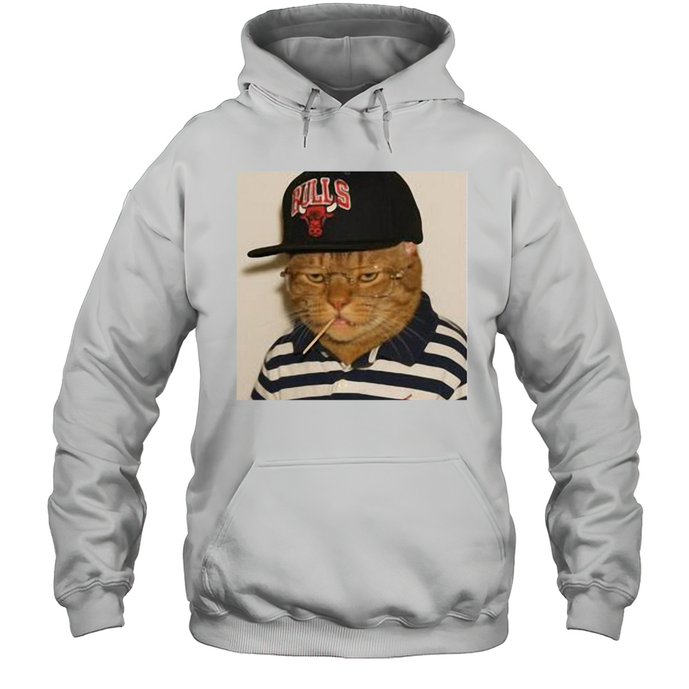 Numanuk Cat With Bulls Hat T-Shirt Unisex Hoodie