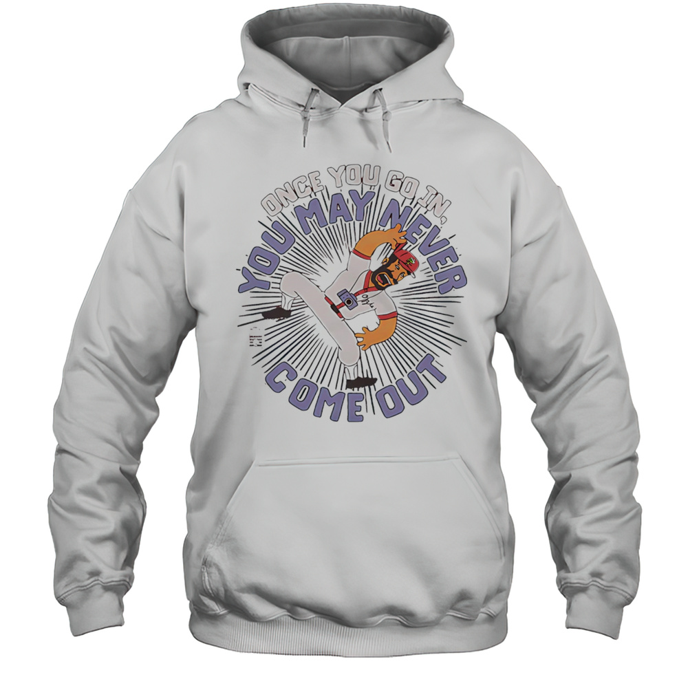Ozzie Smith You May Never Come Out Cartoon Shirt Unisex Hoodie