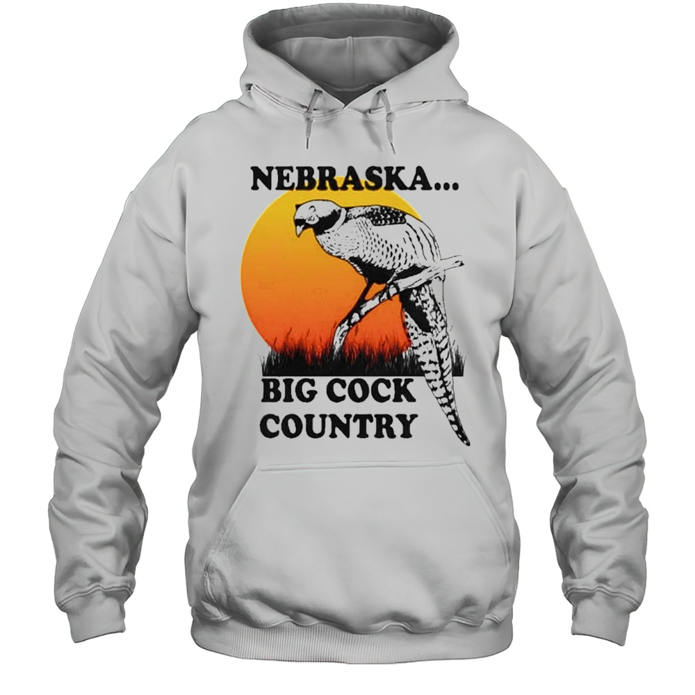 Retro Nebraska Pheasant Travel Tourist Souvenir Shirt Unisex Hoodie