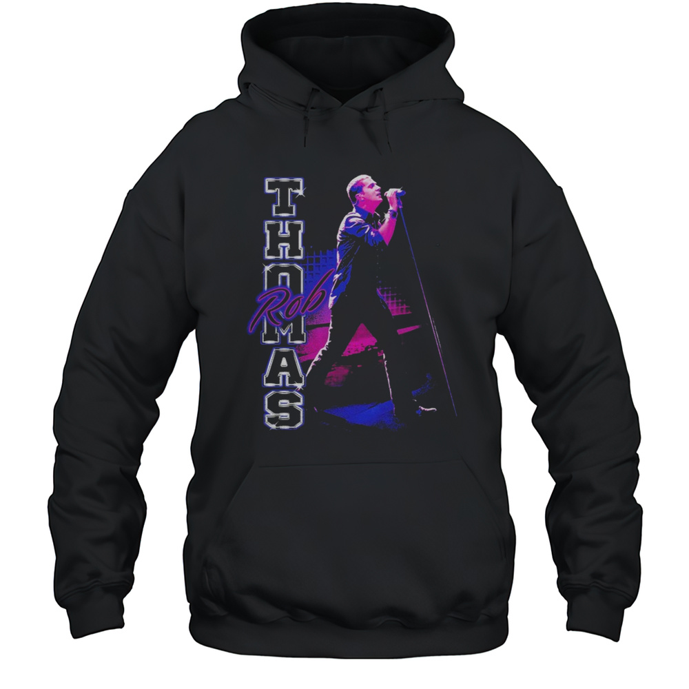 Rob Thomas Stage Glow Photo T-shirt Unisex Hoodie