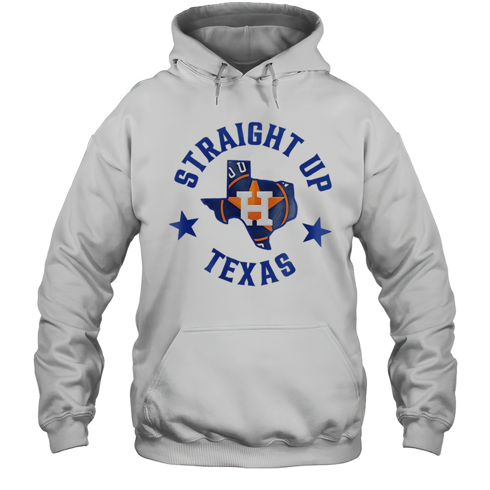 Straight Up Texas Houston Astros Logo Shirt Unisex Hoodie