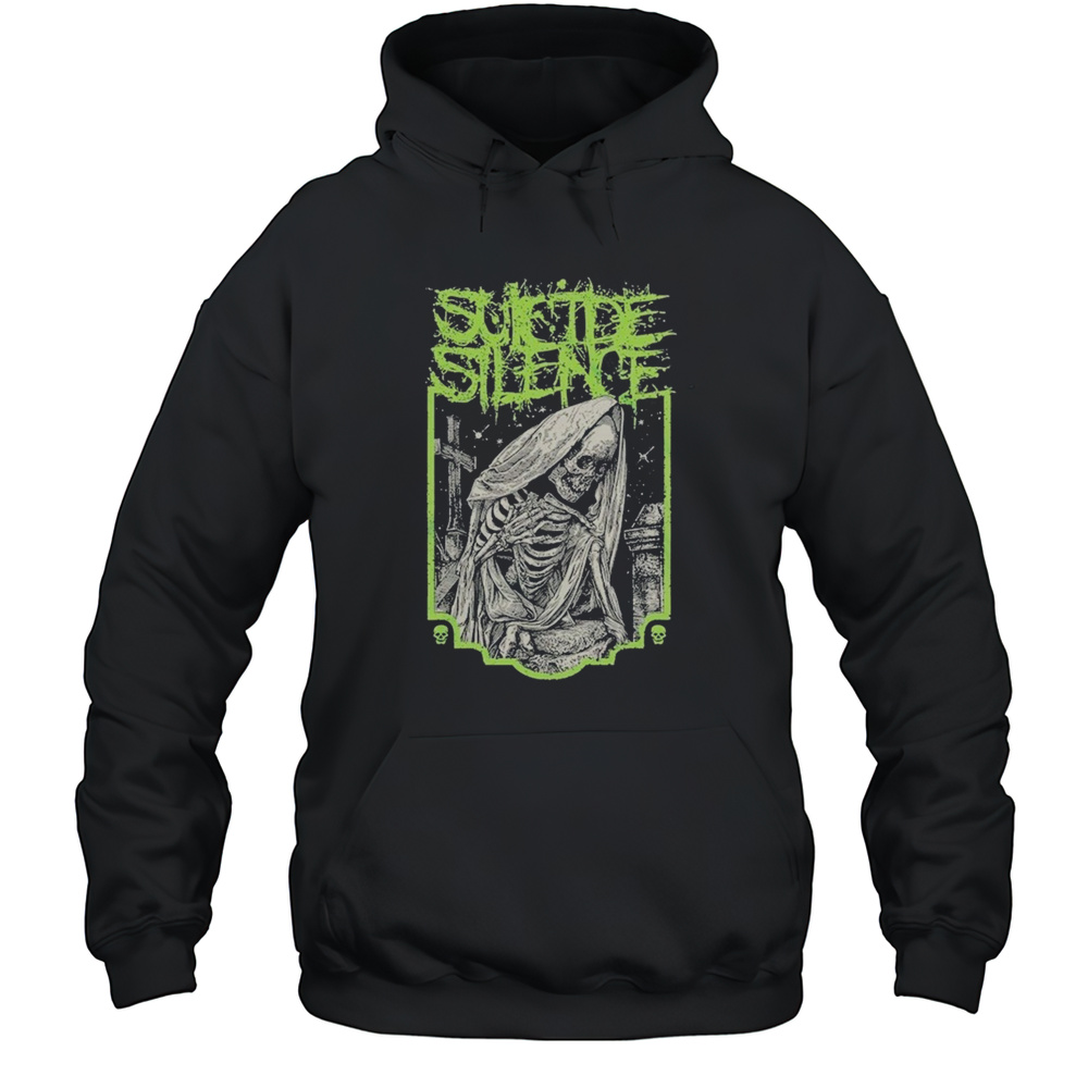 Suicide Silence Unanswered Skeleton T-shirt Unisex Hoodie