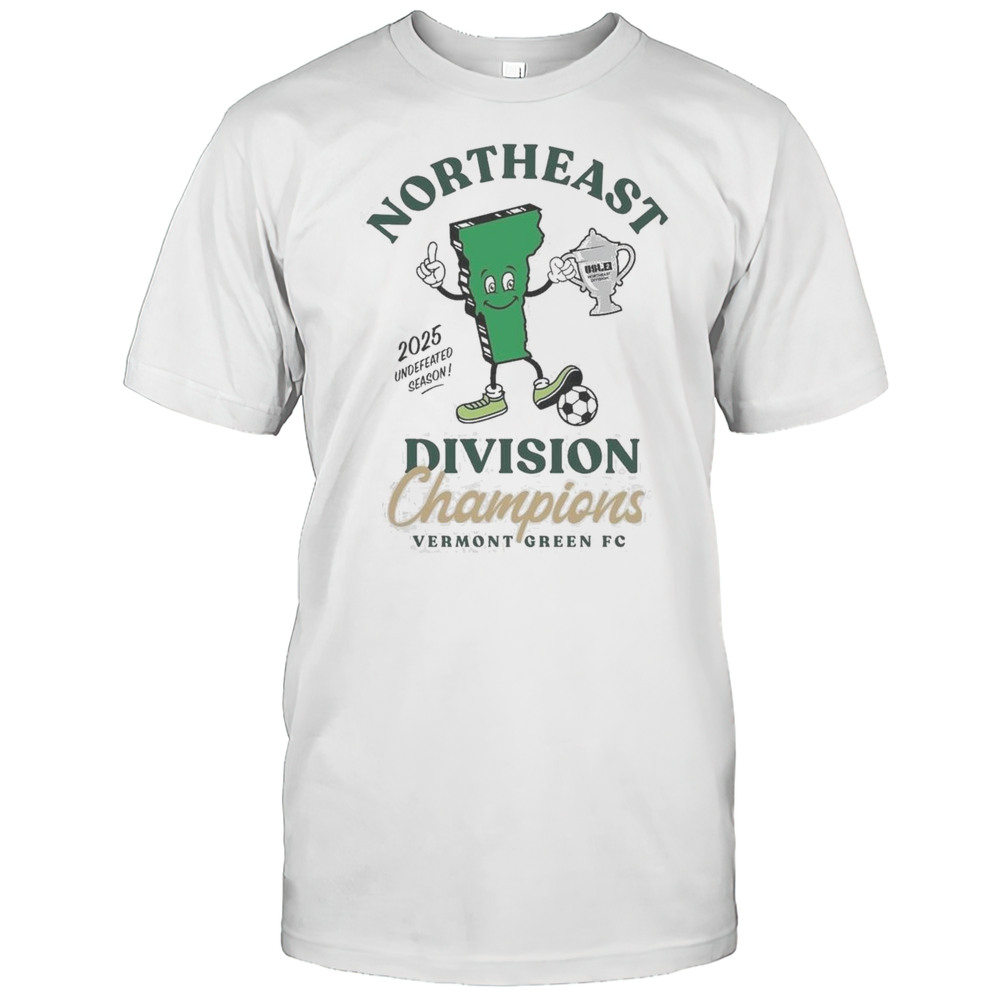 Vermont Green Fc Northeast Division Champions 2025 Shirt