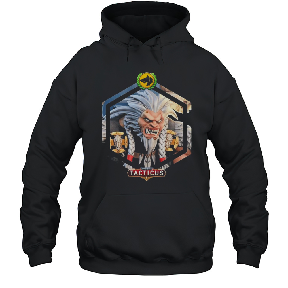 Warhammer 40000 Tacticus Space Wolves Shirt Unisex Hoodie