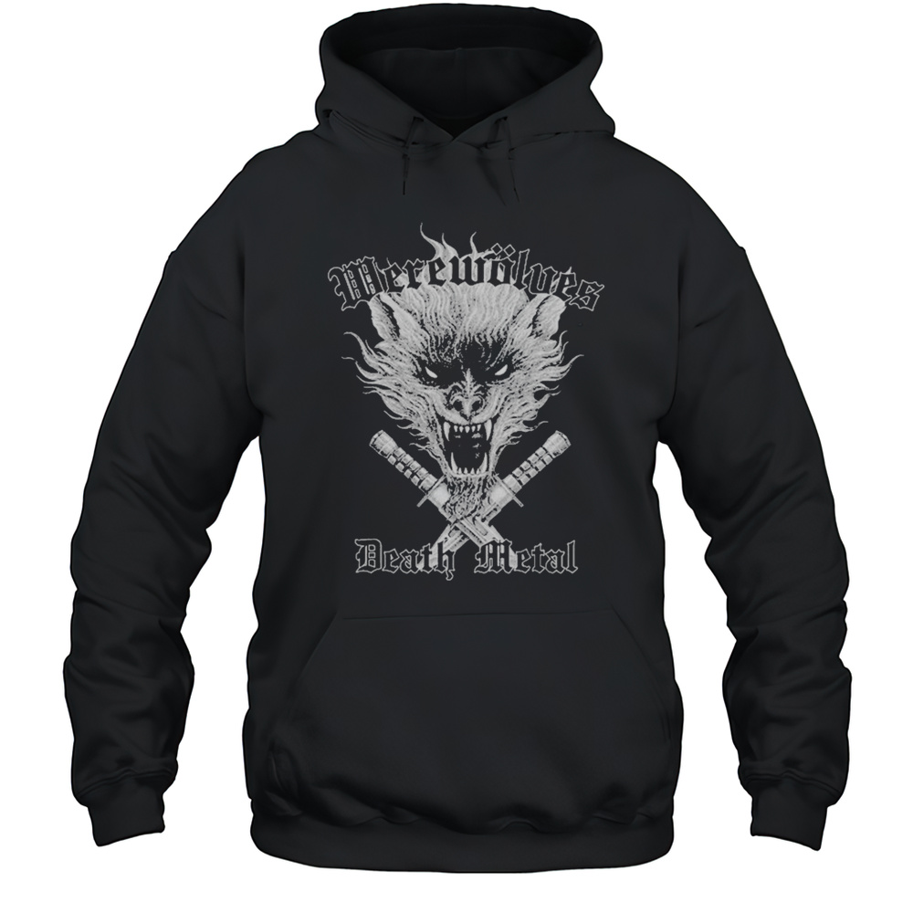Werewolves Death Metal T-shirt Unisex Hoodie