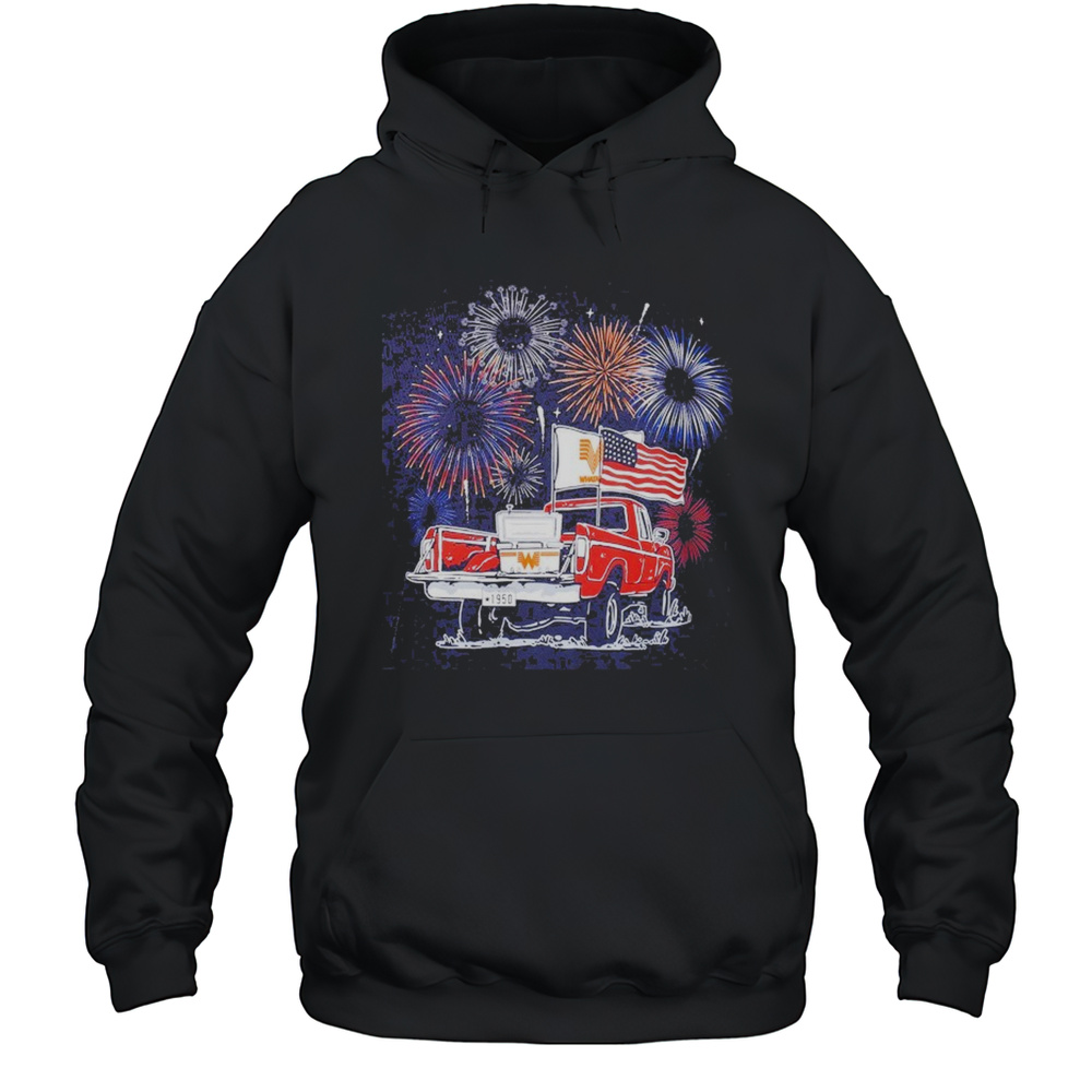 Whataburger Firework America 4th Of July T-shirt Unisex Hoodie