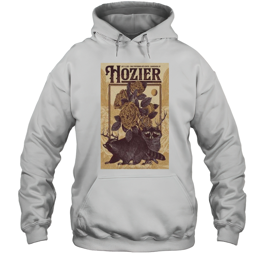 Hozier CMAC Performing Arts Center July 13 2025 Canandaigua NY Tour T-Shirt Unisex Hoodie