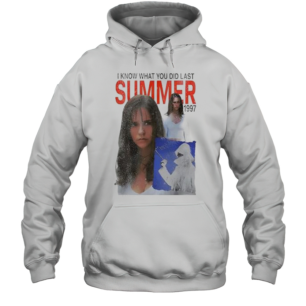I Know What You Did Last Summer Poster Collage Retro Horror T Shirt Unisex Hoodie