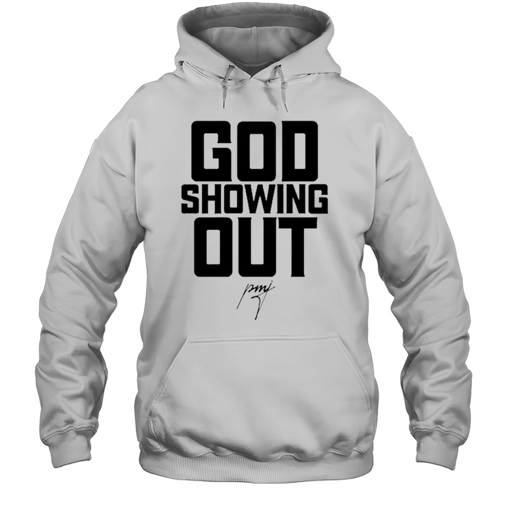Iamblaksheep God Showing Out T-Shirt Unisex Hoodie