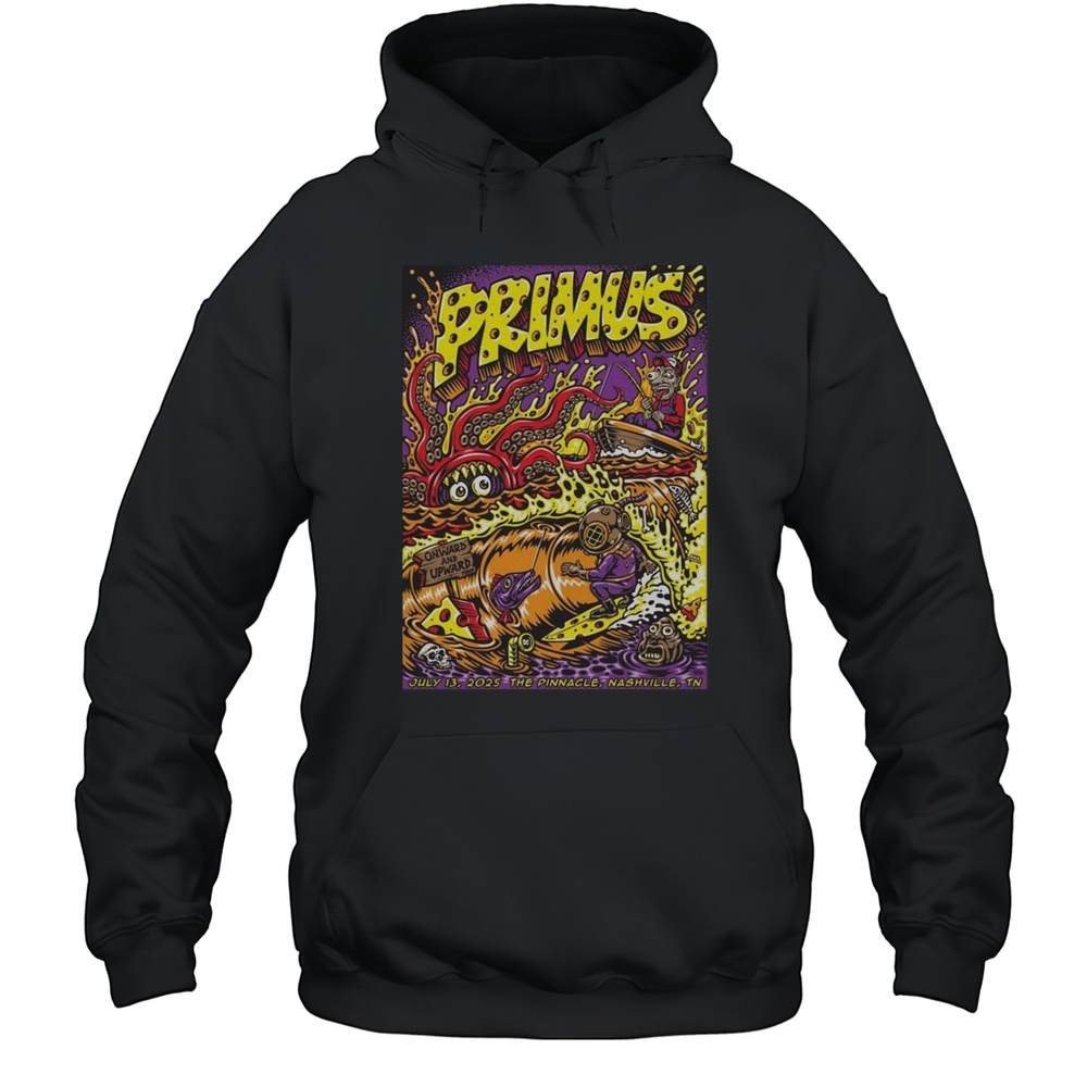 Primus July 13 2025 The Pinnacle Nashville TN Shirt Unisex Hoodie