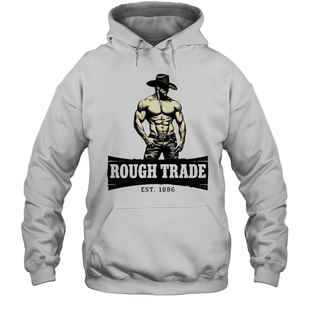 Rough Trade Muscle Cowboy Shirt Unisex Hoodie