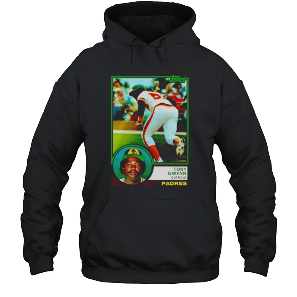 Tony Gwynn Outfield Padres Card Shirt Unisex Hoodie