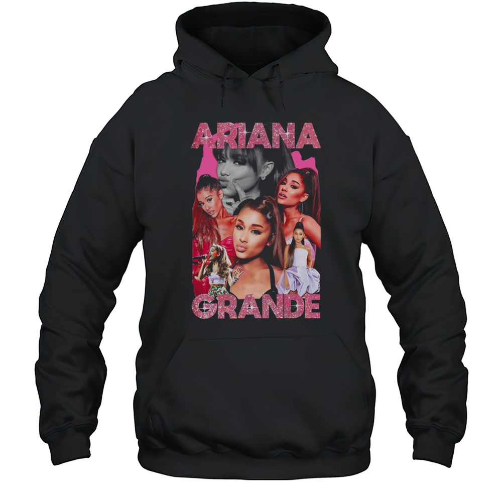 Ariana Grande Pink Sparkle Bootleg Shirt Unisex Hoodie