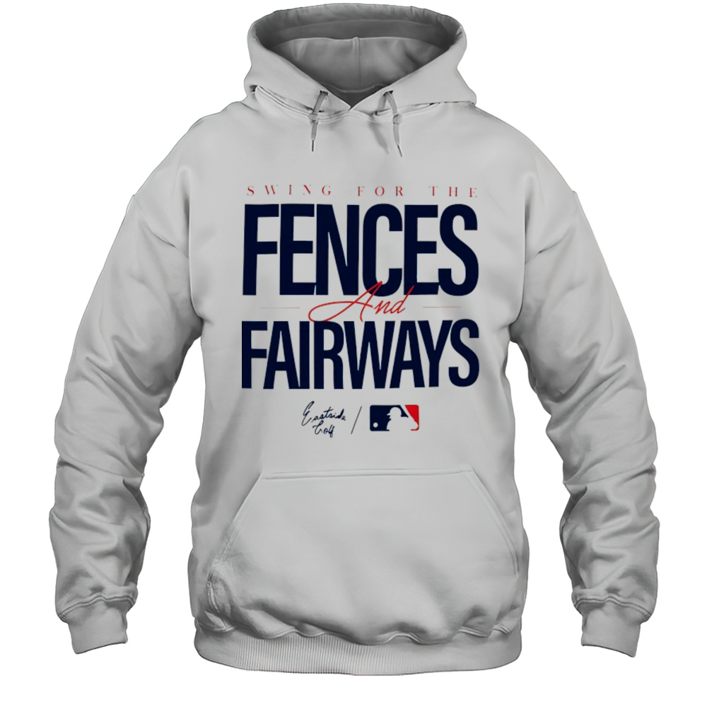 Atlanta Braves Eastside Golf 2025 MLB Swing For The Fences And Fairways Shirt Unisex Hoodie