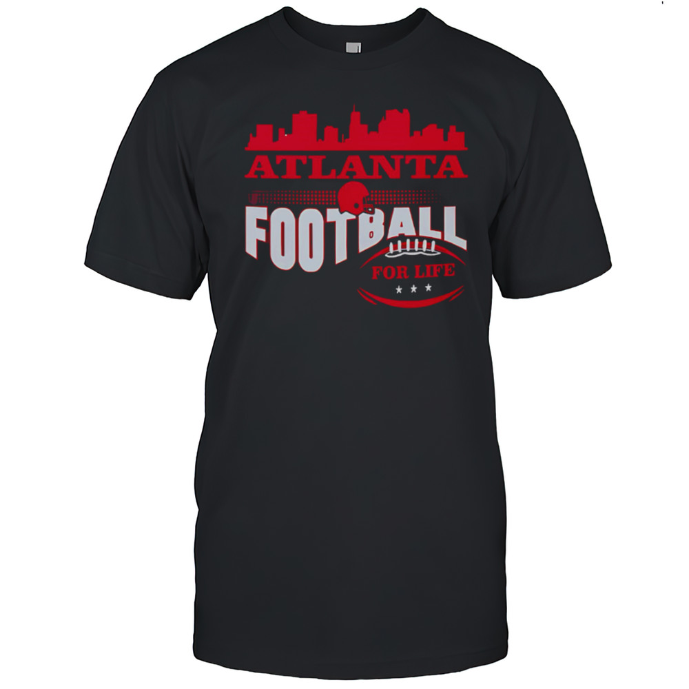 Atlanta Football For Life Skyline Shirt