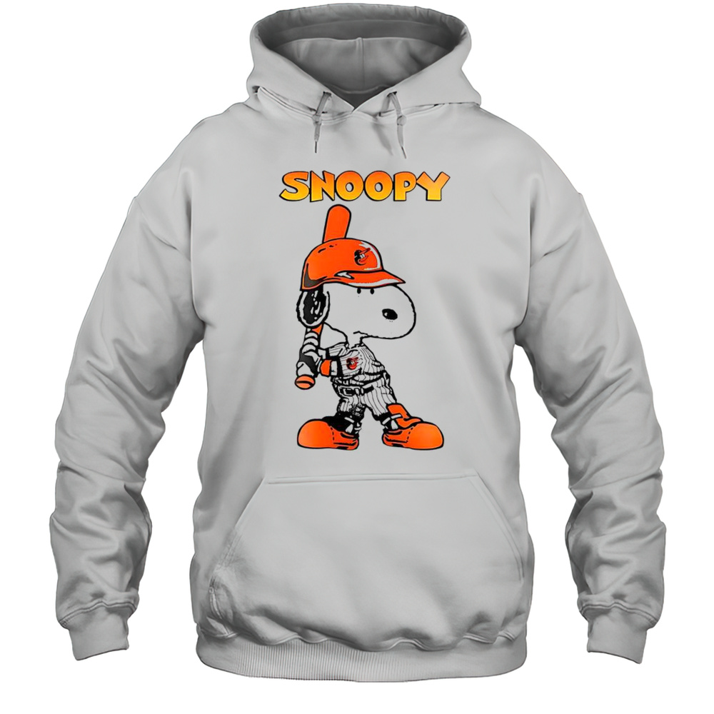 Baltimore Orioles Snoopy Player T-Shirt Unisex Hoodie