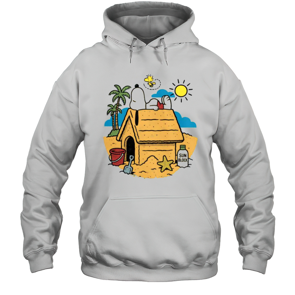 Beach Mode Activated Snoopy Woodstock T-Shirt Unisex Hoodie