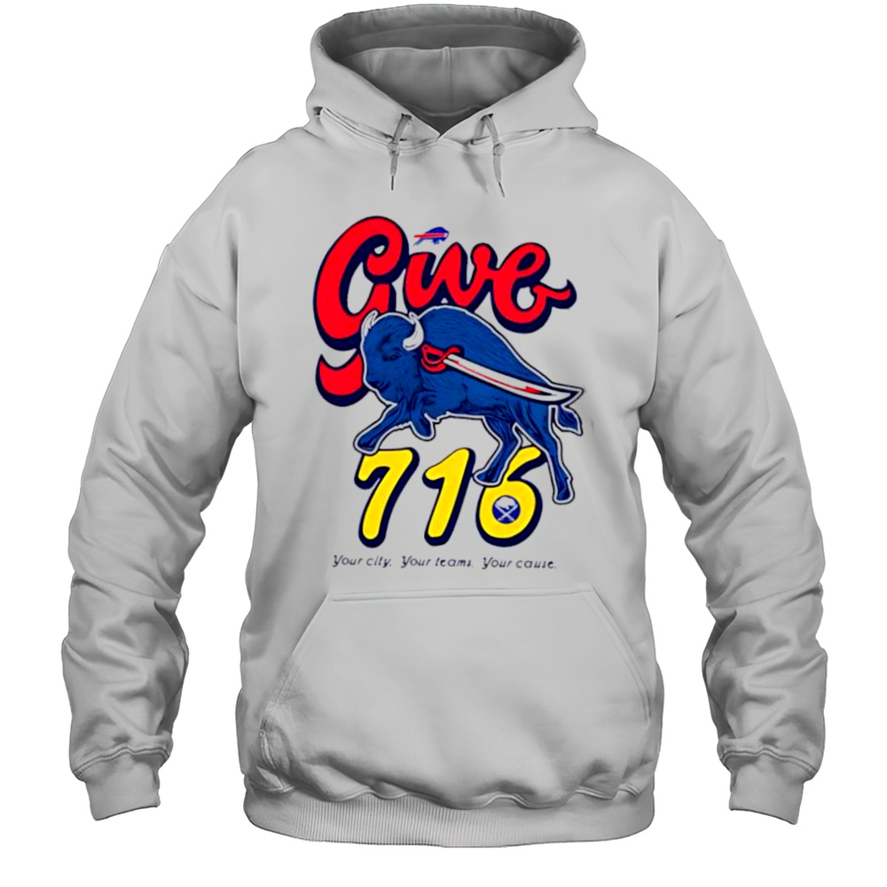 Buffalo Bills Give 716 Your City Your Teams Your Cause Shirt Unisex Hoodie