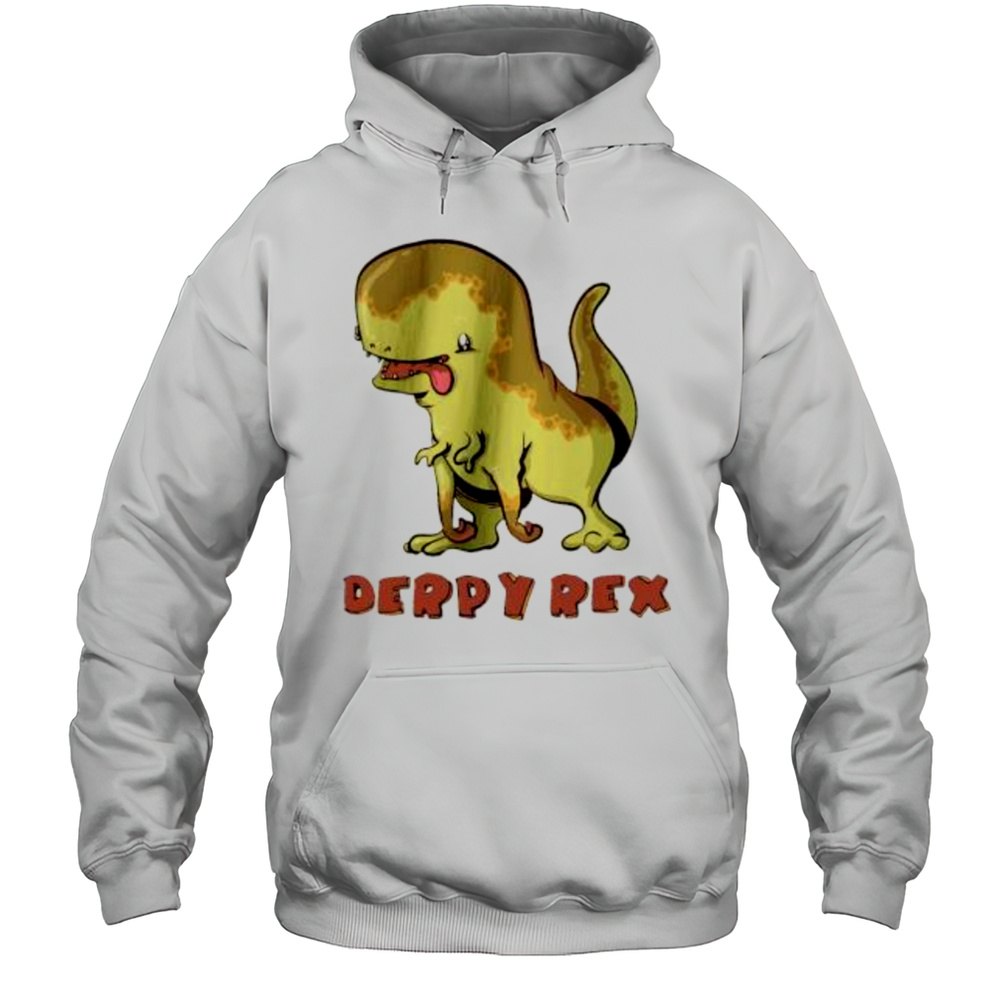 Derpy Rex Cartoon Shirt Unisex Hoodie
