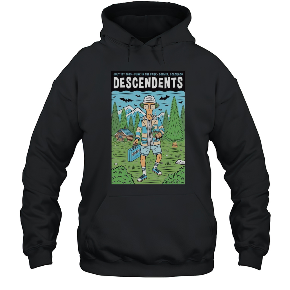 Descendents Punk In The Park July 19th 2025 Poster Shirt Unisex Hoodie