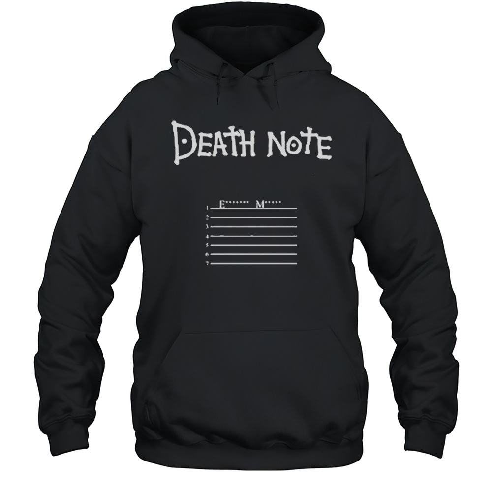 Imranepresents Povculture Death Note Shirt Unisex Hoodie