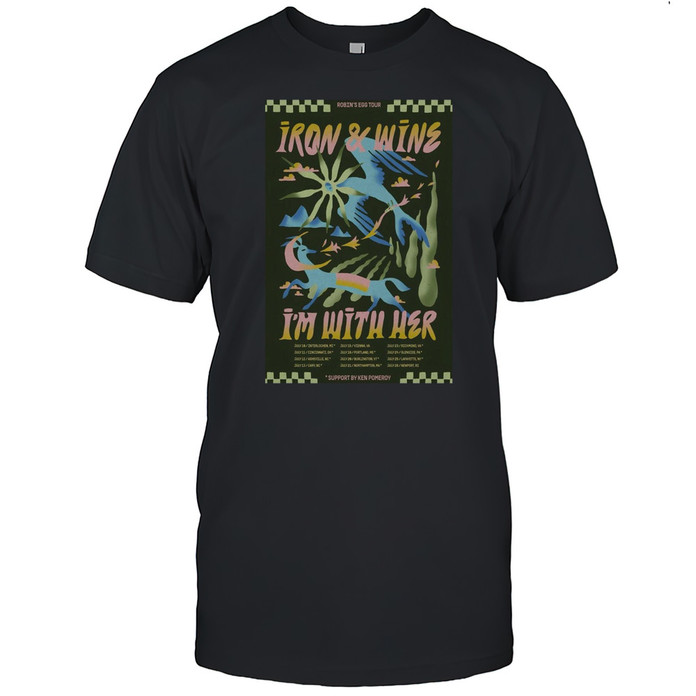 Iron  Wine Summer Tour 2025 Poster Shirt