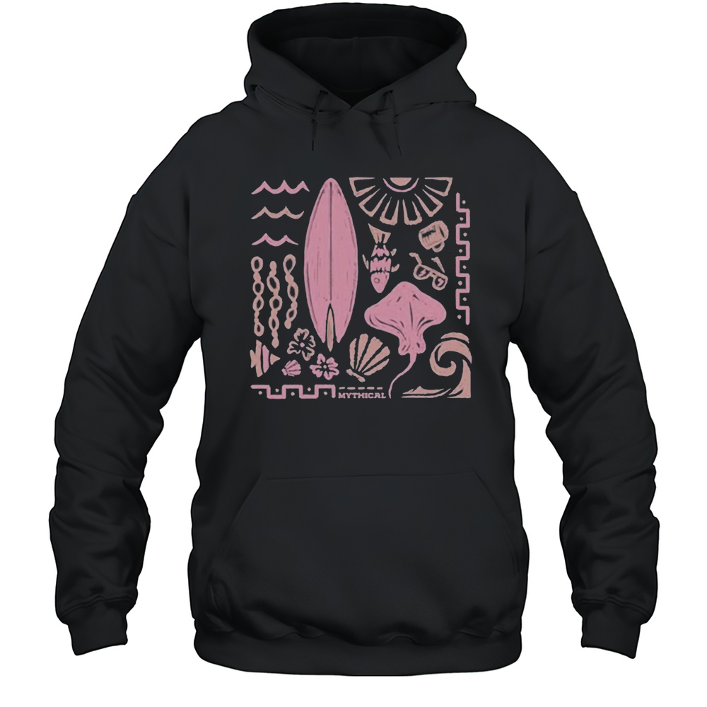 Marine Mosaic Mythical Shirt Unisex Hoodie